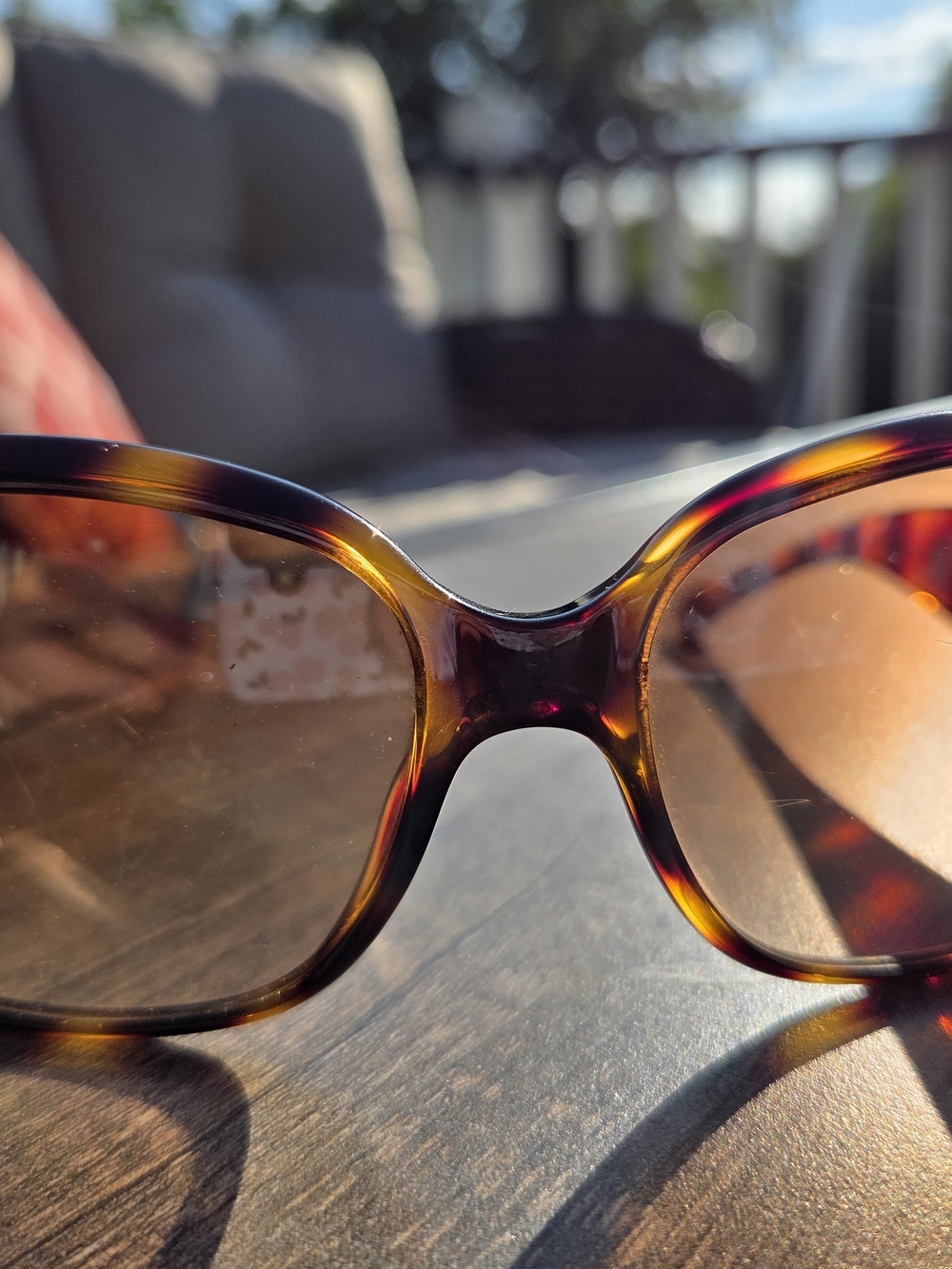 Tory Burch Tortoiseshell Sunglasses with Brown Lenses